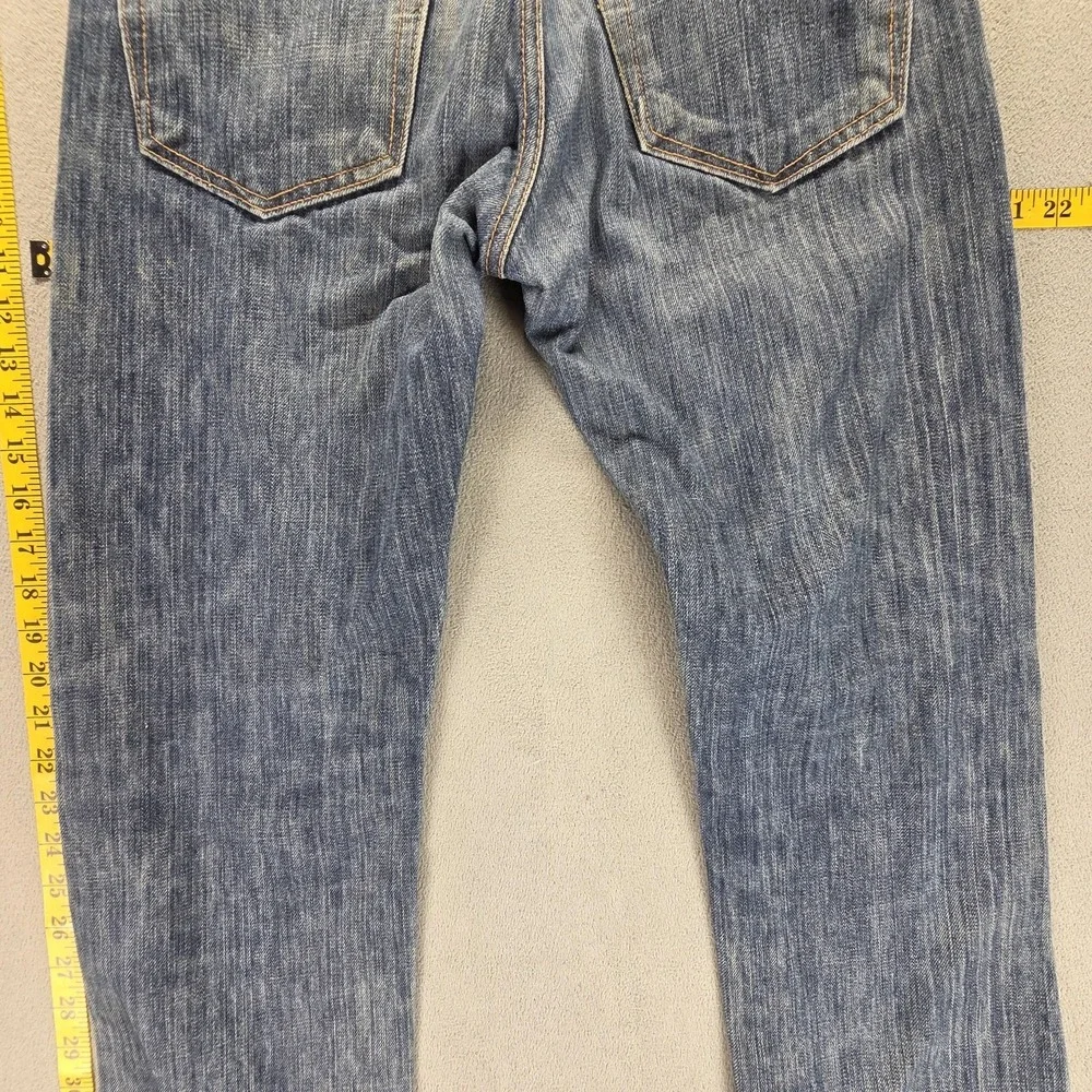 Vintage Levis 501 Jeans Mens Blue Selvedge LVC Straight‎ Button Fly Fits 28x29